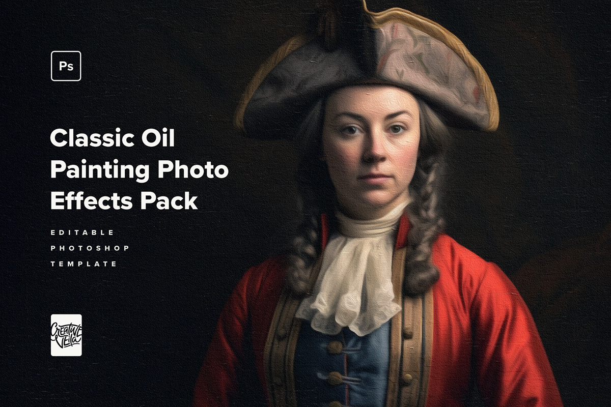 Classic Oil Painting Photo Effects Pack by Creative Veila