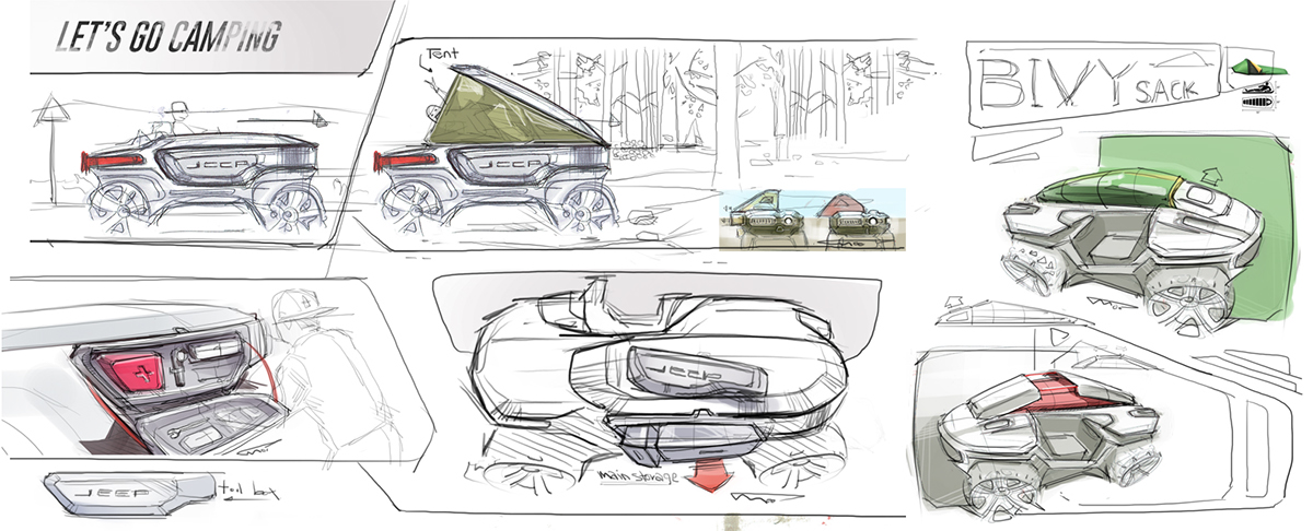 ACCD automotive   Cars design transportation photoshop sketches rendering exterior