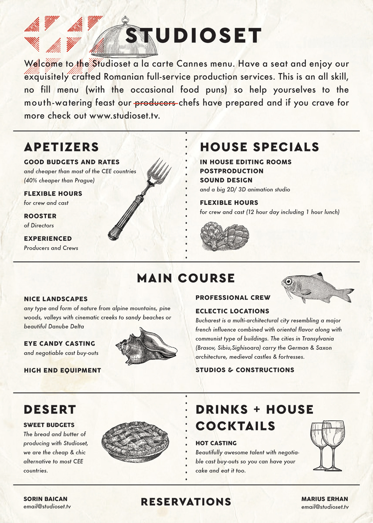 graphic design  restaurant menu ILLUSTRATION 