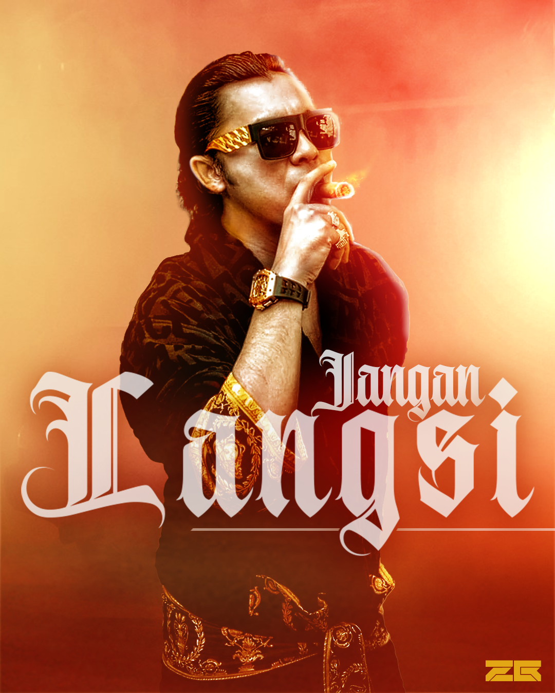 gangster rap Jangan Langsi malaysia music video poster president production Syamsul Yusof zouqi berapi
