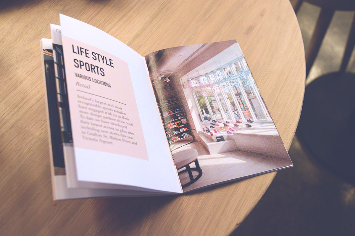 graphic design  Booklet Interior Architecture design Lookbook interior design  Retail design Photography 