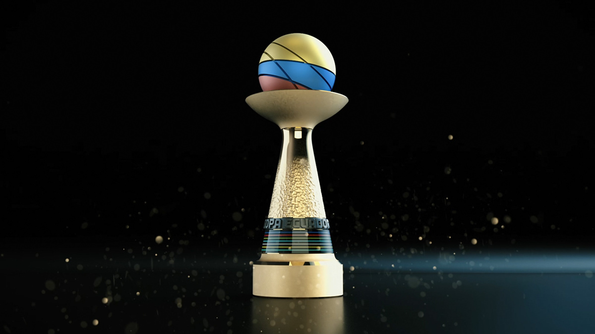 Futbol soccer Sports Design trophy trophy design 3D Render Ecuador copa ecuador fef  