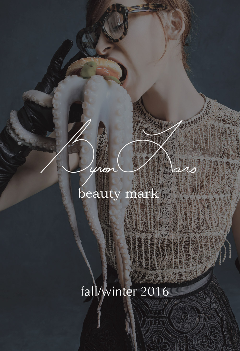 Byron Lars beauty marks 2016 fall winter noah Chen eyework studio Fashion  phtotography