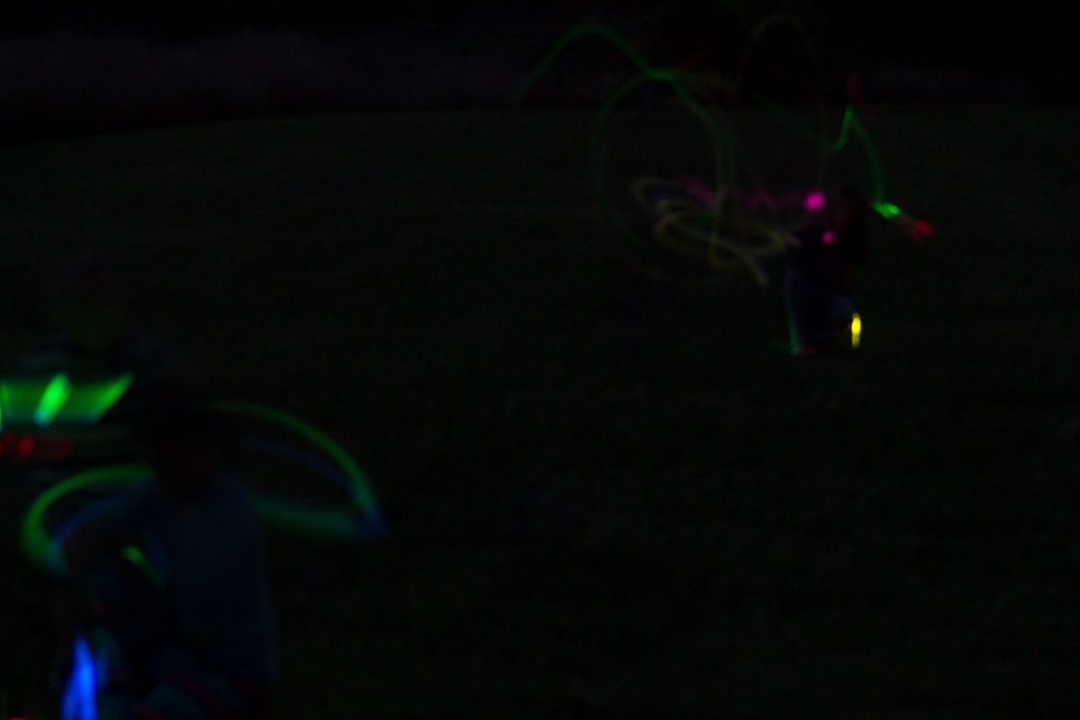 glow sticks night kids