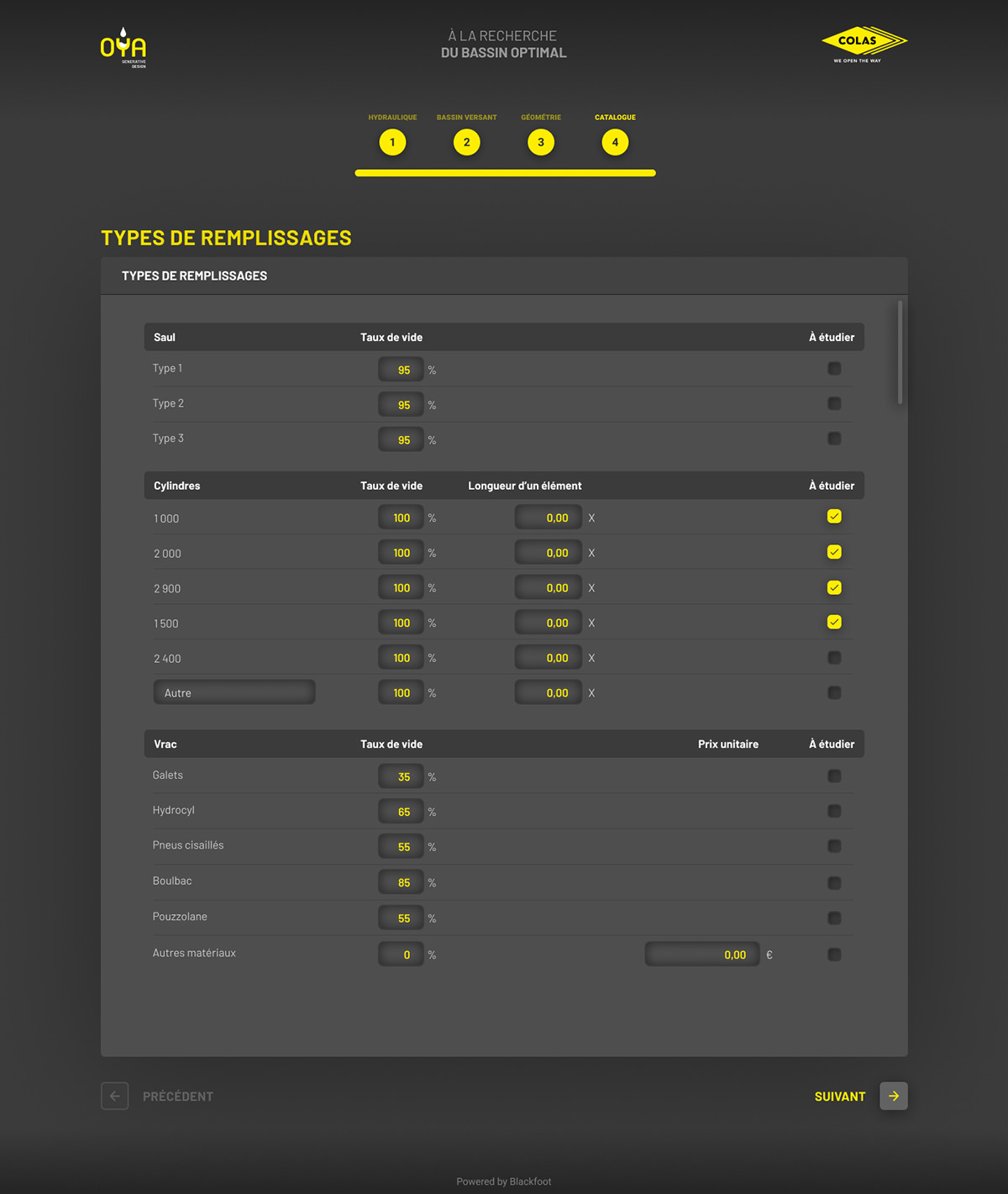 Outil métier ux/ui ui design UX design user interface user experience Figma Interface web app Pluie