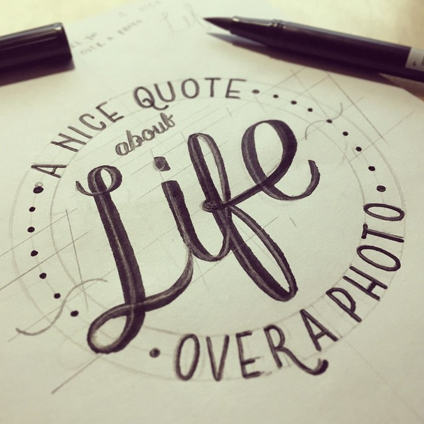 life quote quote inspiration motivation life type HAND LETTERING lettering
