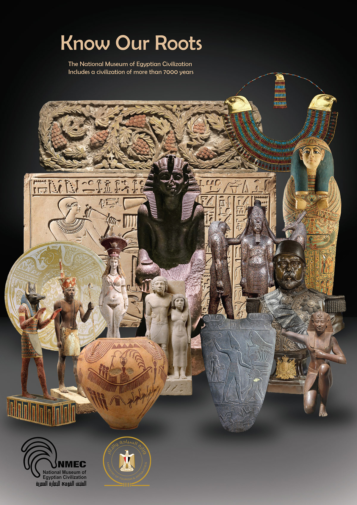 Advertising  Ancient Civilization egypt monuments Mummies museum PHARAONIC statues tourism