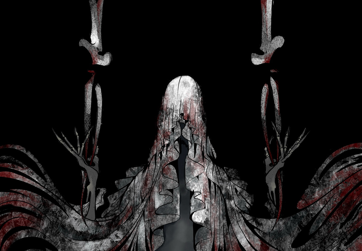 ILLUSTRATION  Digital Art  concept fantasy horror dark creature