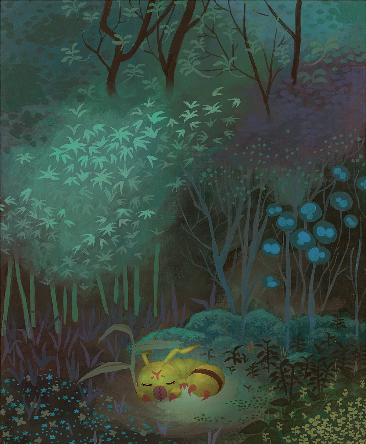 ILLUSTRATION  painting   Digimon portrait plants Nature