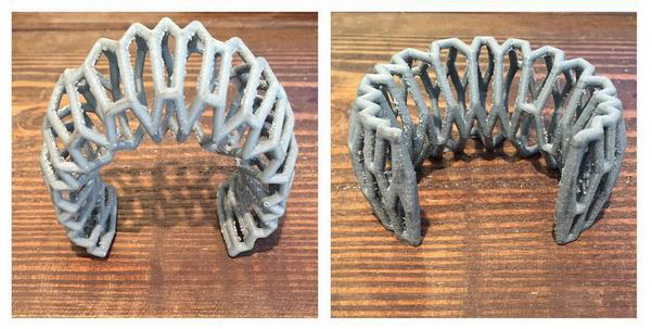 Adobe Portfolio meshmixer Rhino cad 3d modeling 3d printing jewelry bracelet cuff fdm