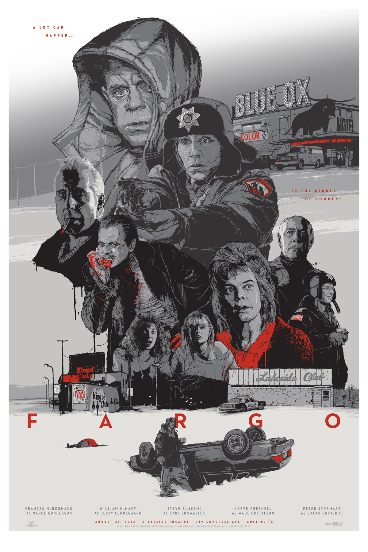 Fargo taxi driver Bullitt predator inception Pacific Rim movie poster print portrait Gabz Grzegorz Domaradzki