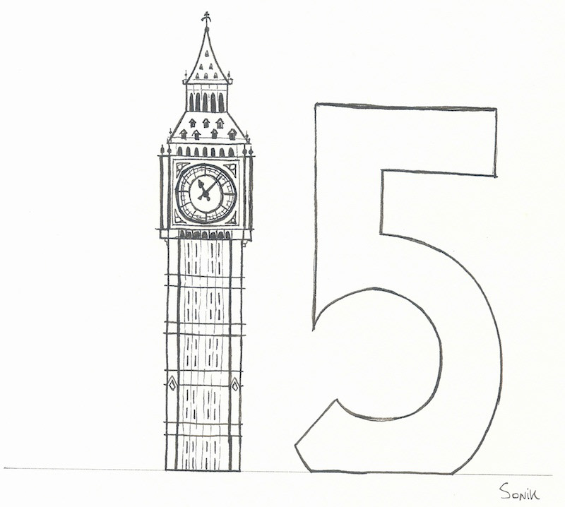 Birthday card London bus queen guard compleanno SonikDesign red big ben lost