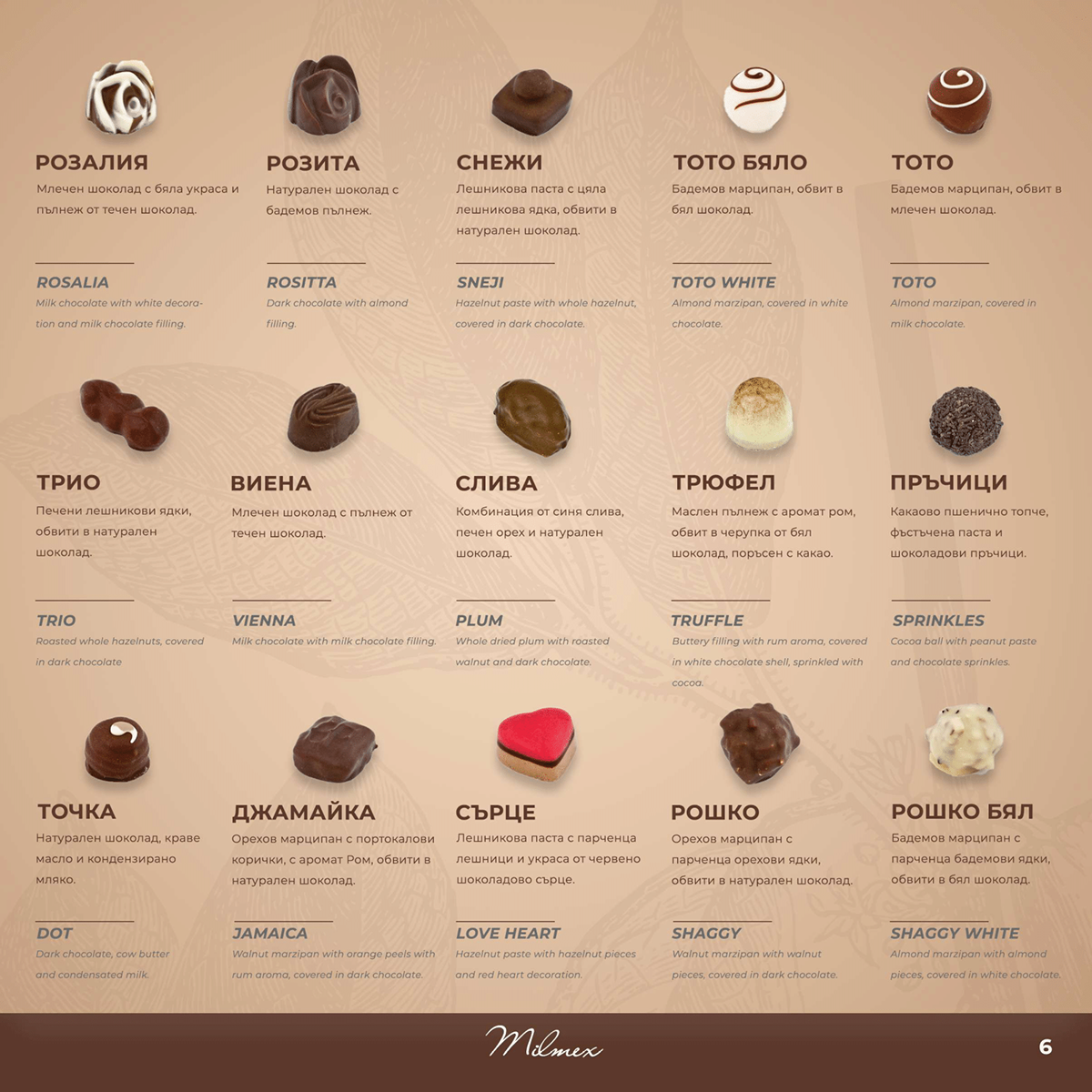 Catalogue handmade chocolate chocolates branding  advertisement