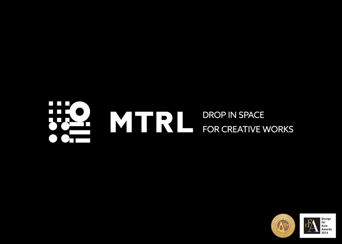 MTRL identity logo kyoto japan tokyo fab black minimal coworking