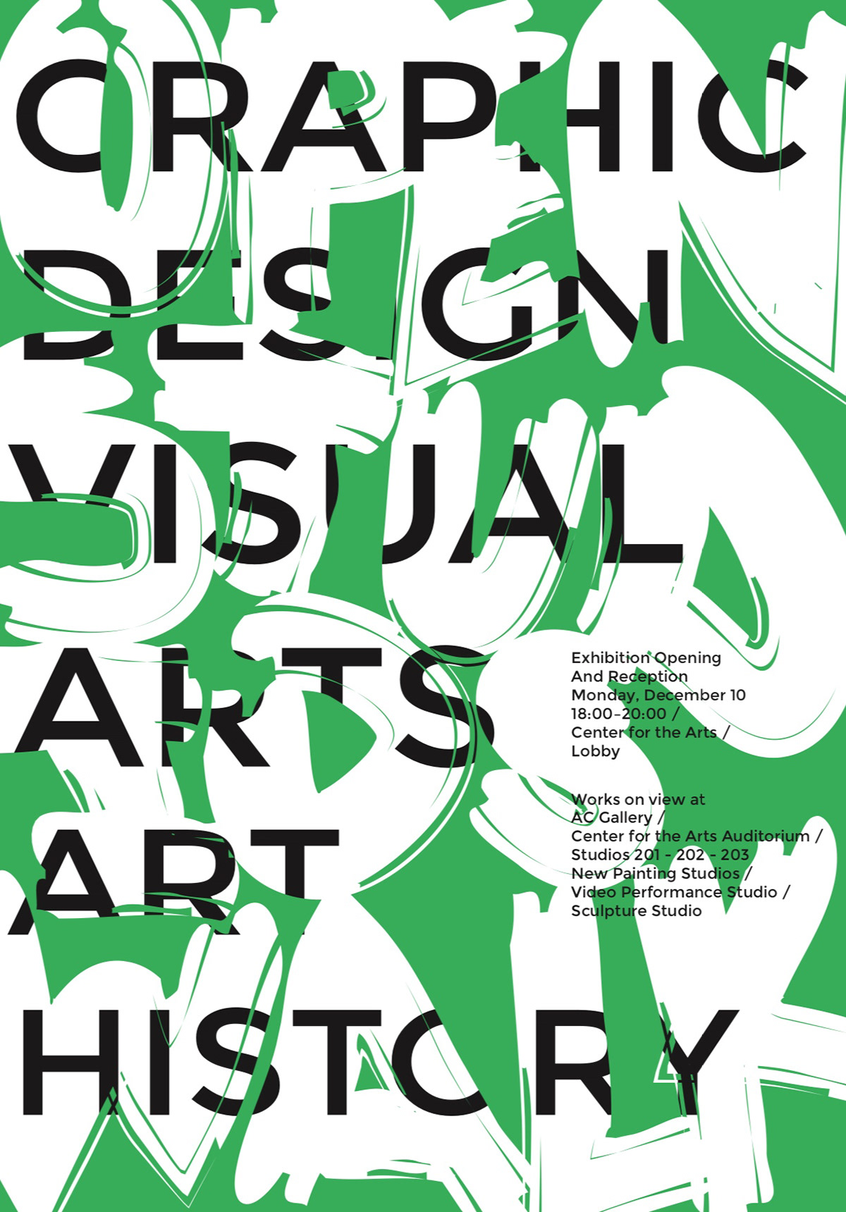 Exhibition  gallery poster graphicdesign visualarts arts historyofart