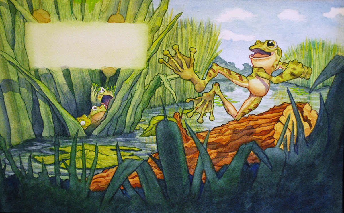 children's book animals alphabet watercolor