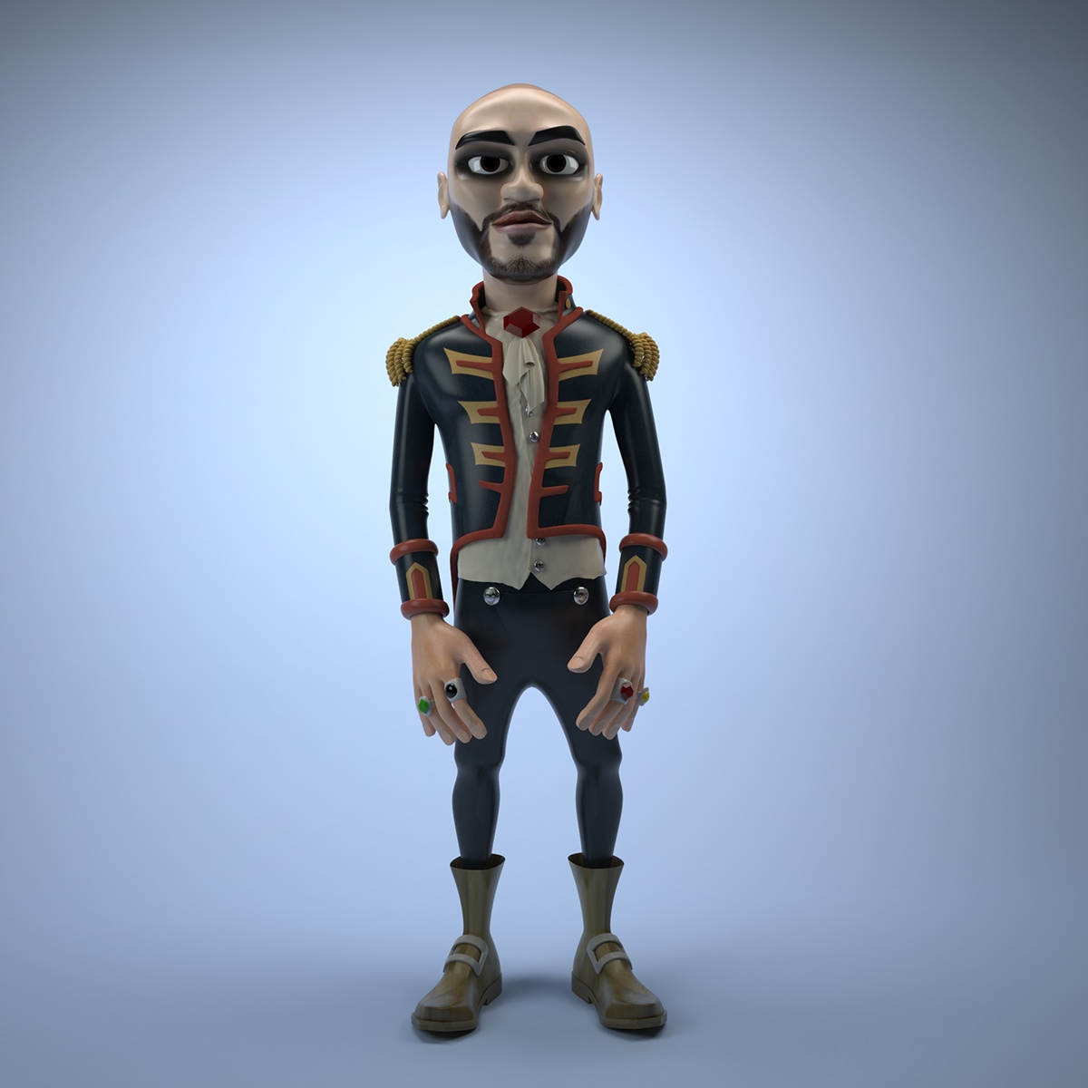 toy design characters Italy italian Negramaro Almossawi dekovic Fun cute cool anatomy 3D pirate caveman