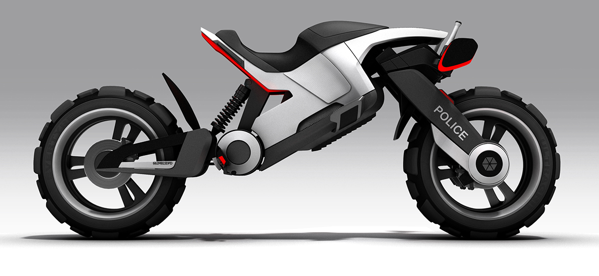 motorcycle concept art  Dubai project