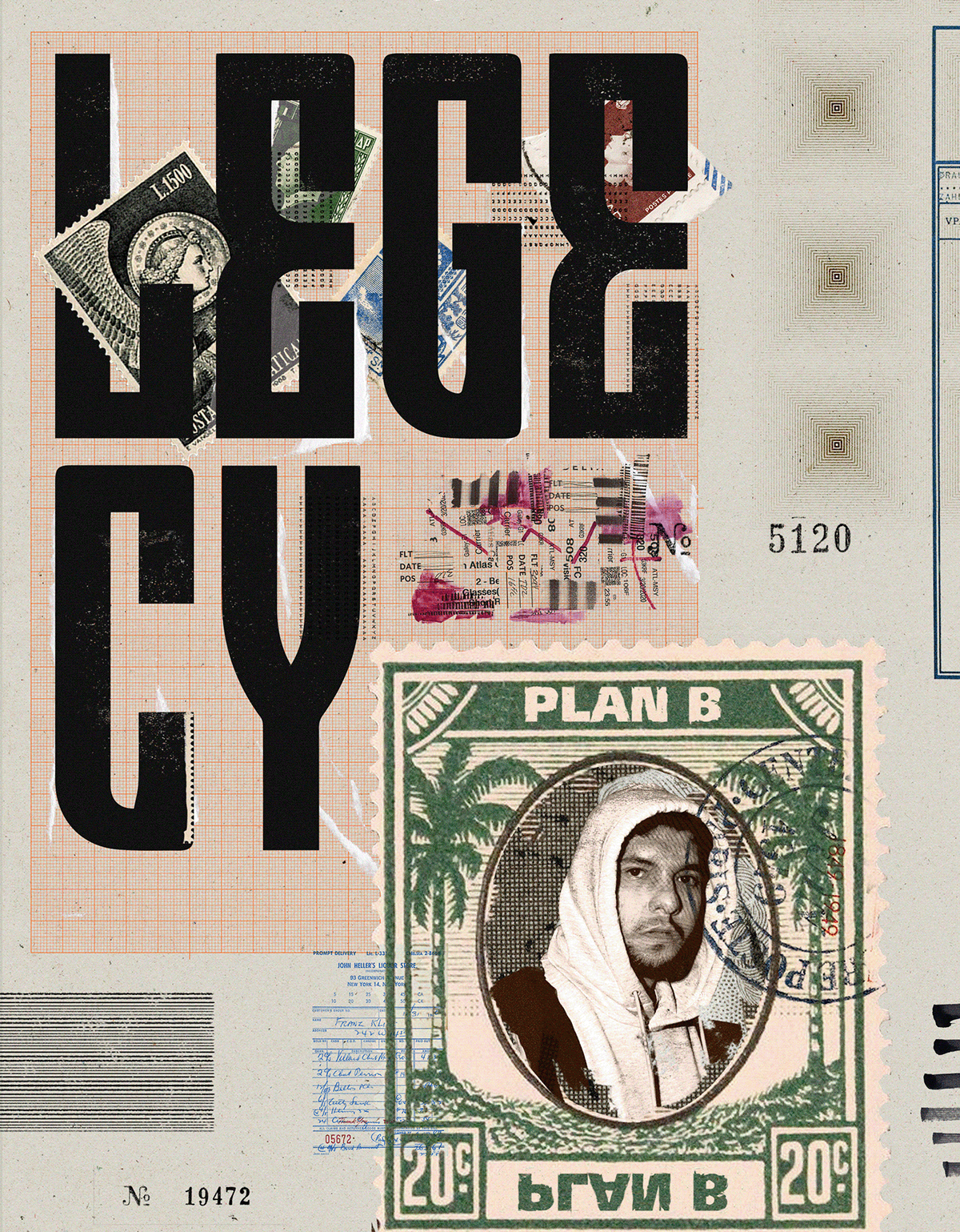 arabic art design egypt font graphic design  modern music rap stamp