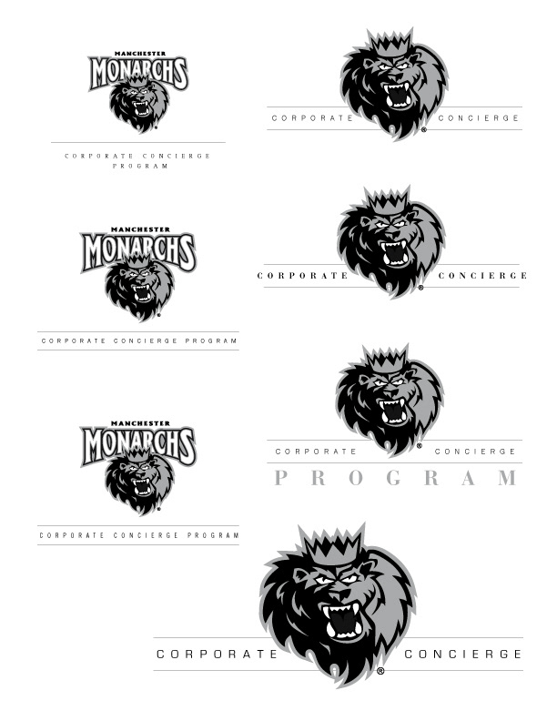 manchester Manchester Monarchs monarchs design graphics brand identity hockey AHL Sports Team sports fans crowd Futbol soccer