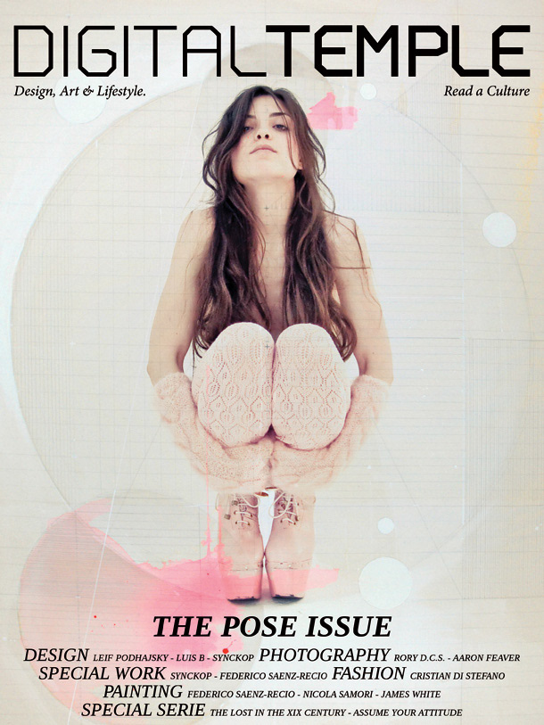 design issue special serie special Work  digital temple magazine THE POSE ISSUE