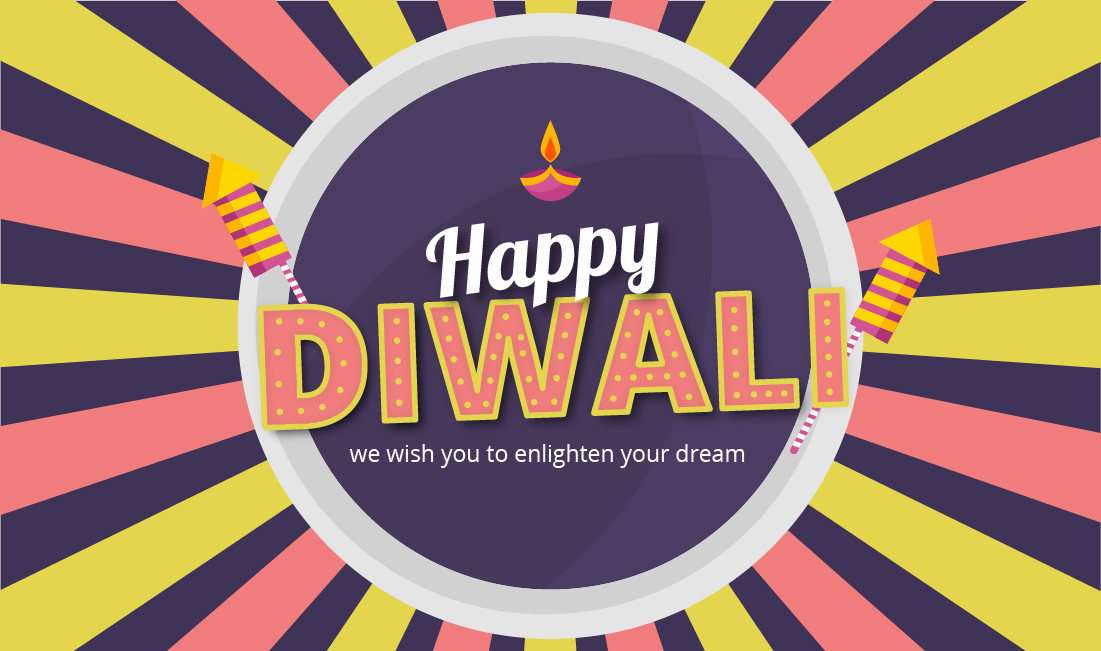 festival graphic design  adobe illustrator Blog Post post Diwali Celebration