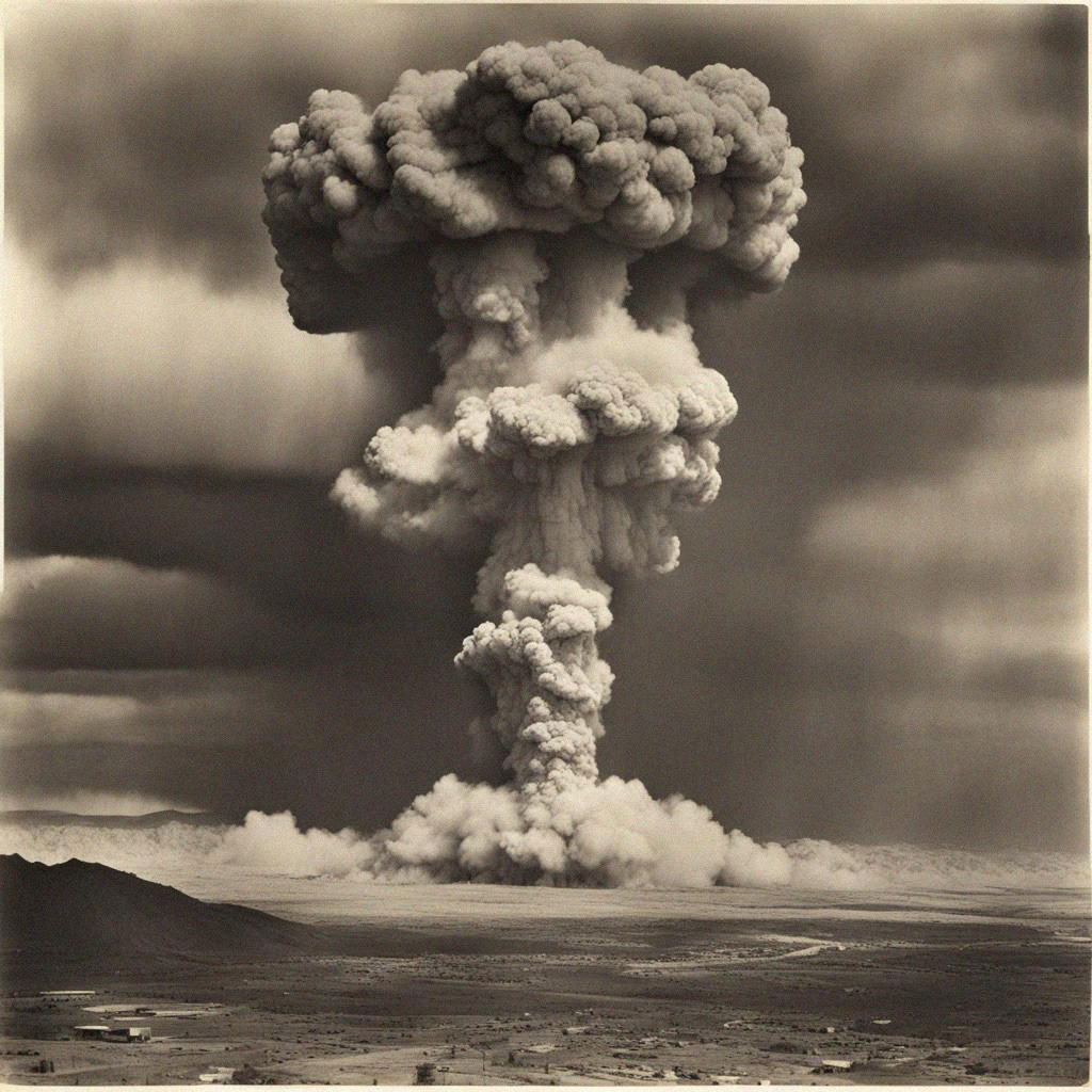 digital ILLUSTRATION  atomic bomb