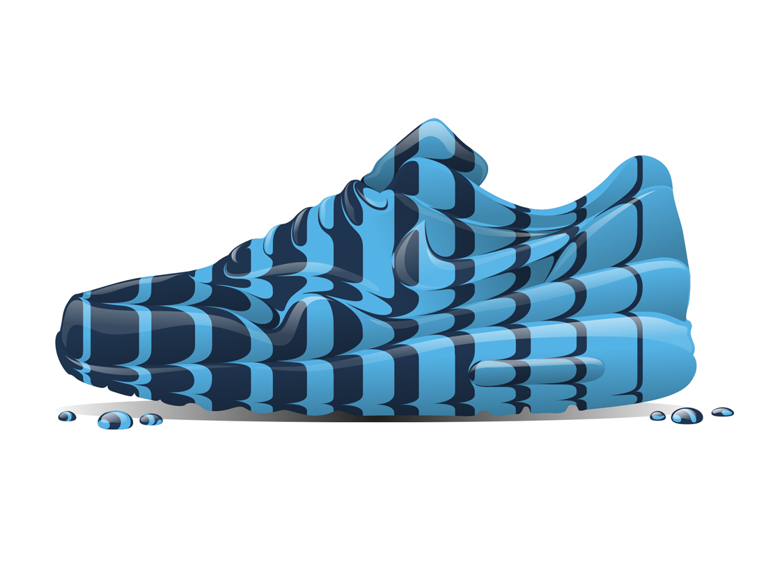 sneakers art color marbling digital Nike airmax