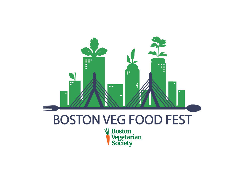 Vegetarian festival Health nutrition boston skyline plants Vegtables vegan
