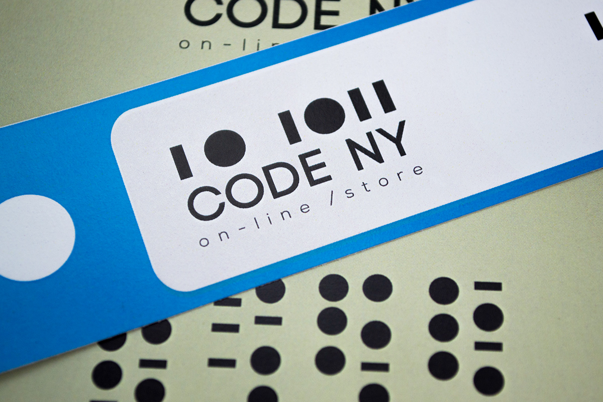Code Ny Brand infographi Comunicación visual brand