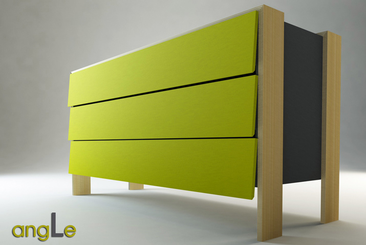 cinema 4d c4d Interior chest drawers vray wood design furniture