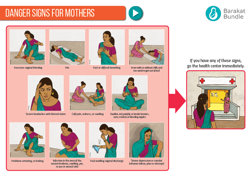 Adobe Portfolio Mother Health gujarat India health center breastfeedind danger signs delivery thermal care infant health