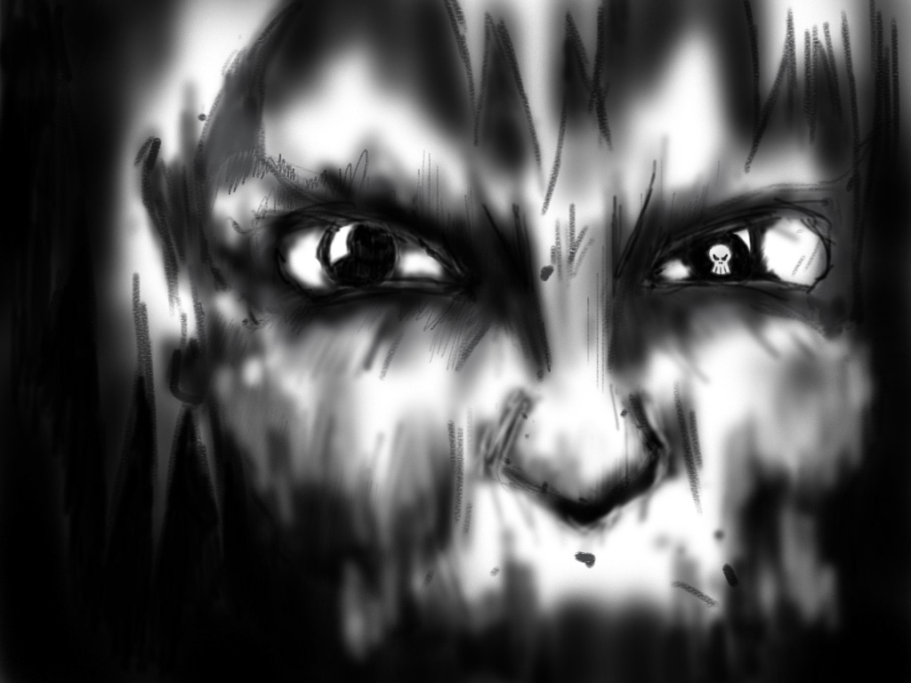dark twisted Moody warped eyes portrait images cartoon graphics graphic