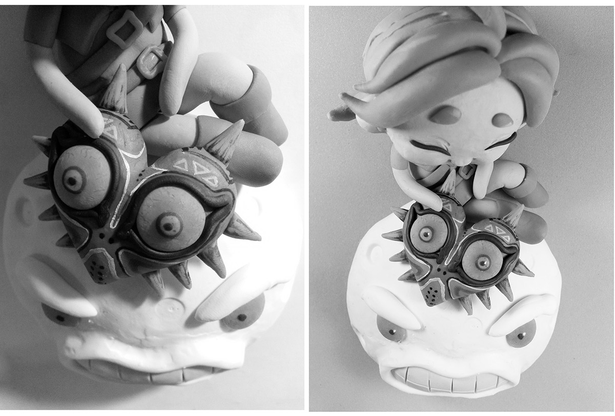 zelda Nintendo design Petit Prince clay plastilina handmade art