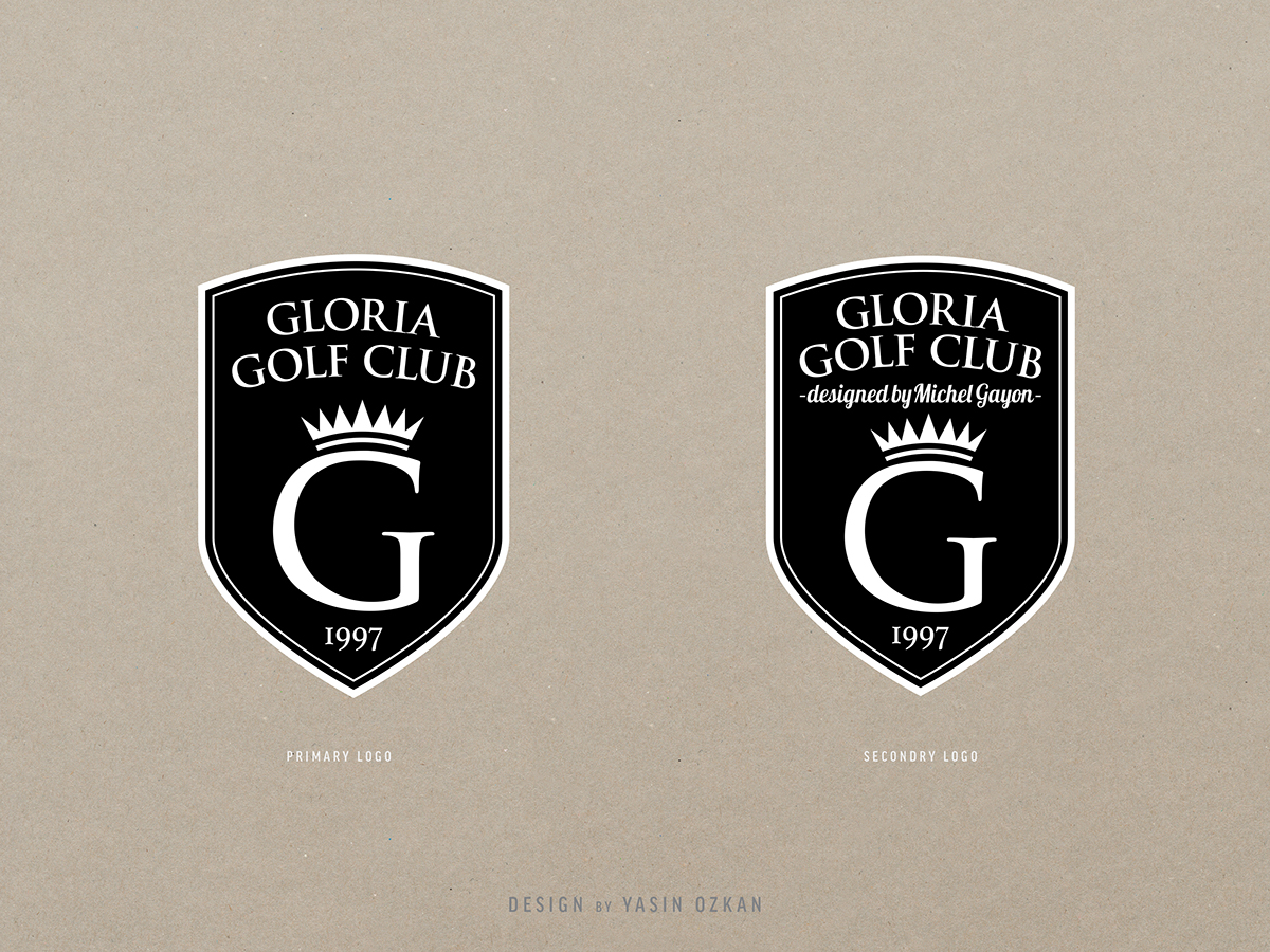 Gloria Golf Club Logo Design