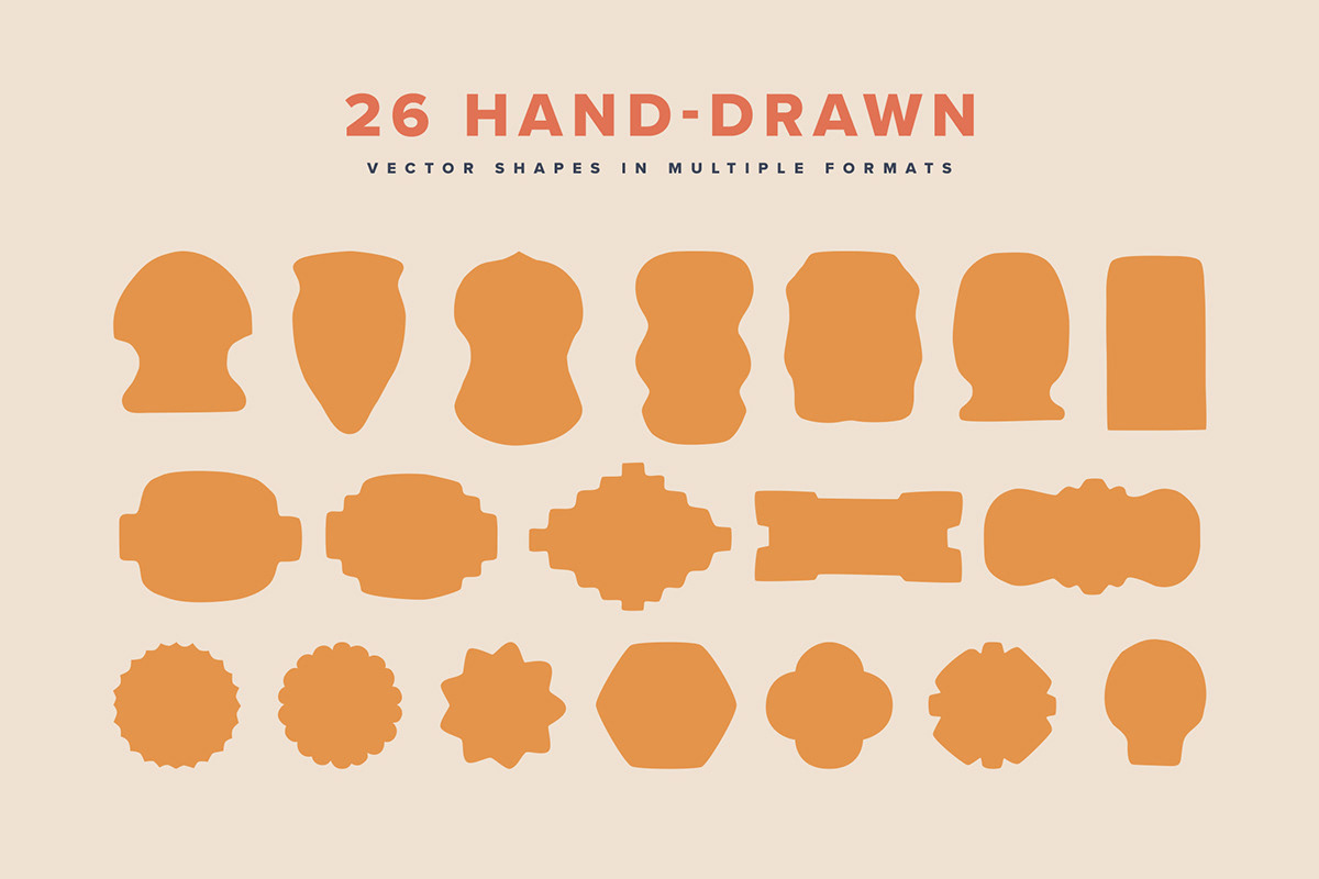 Hand-Drawn Vector Shapes Pack