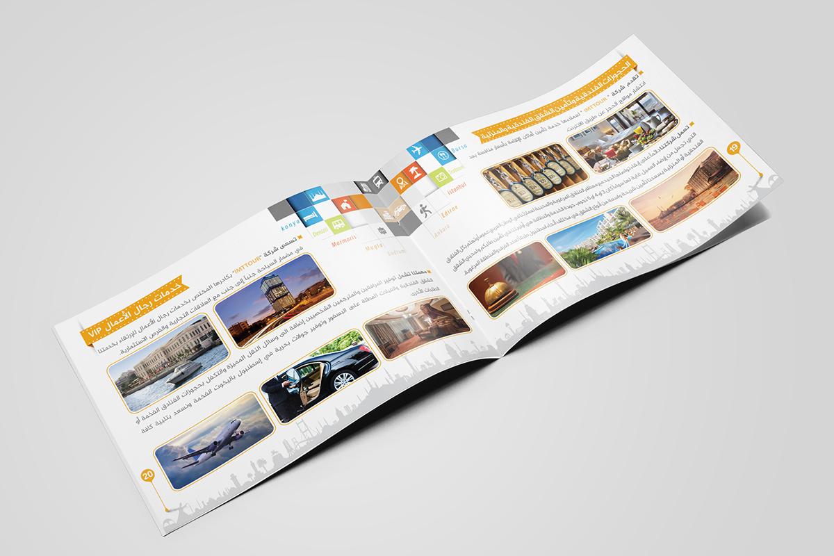 Booklet brochure catalog magazine Turkey istanbul tourism identity