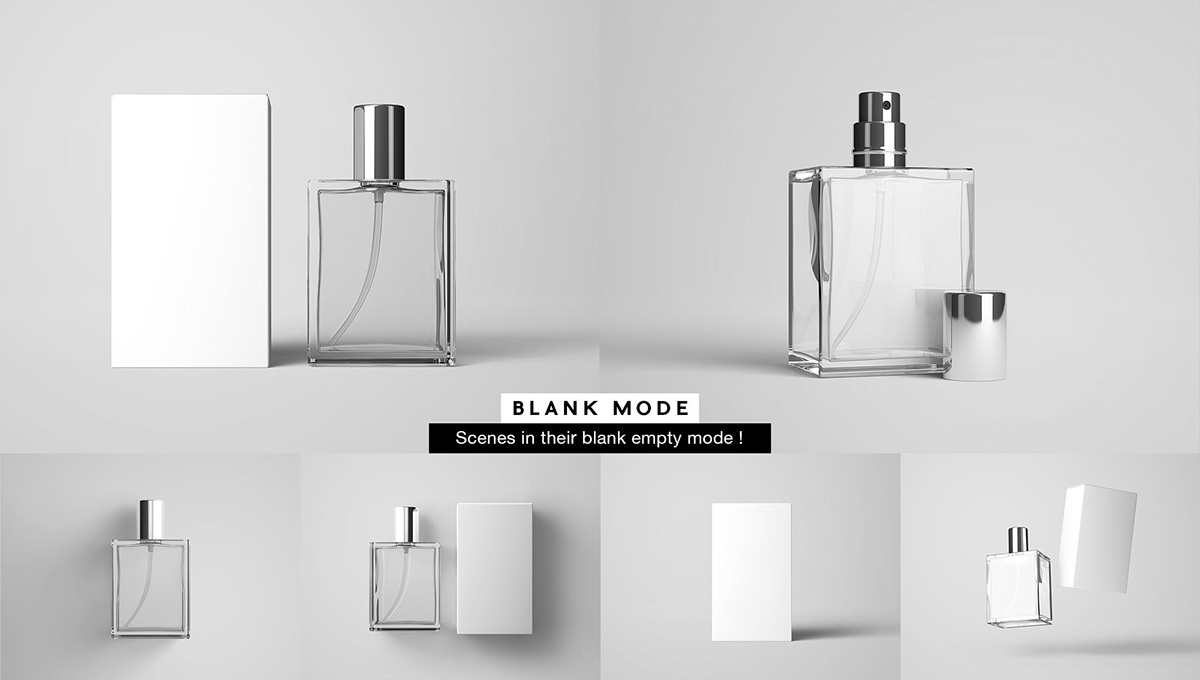 Download Perfume Bottle Package Mockup PSD on Wacom Gallery