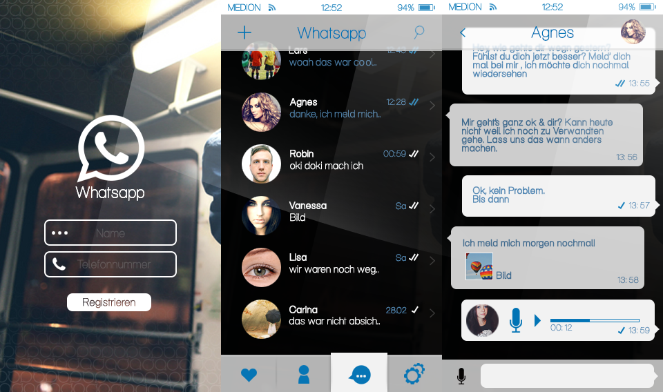 Appdesign app WhatsApp WhatsApp Redesign redesign app iphone app