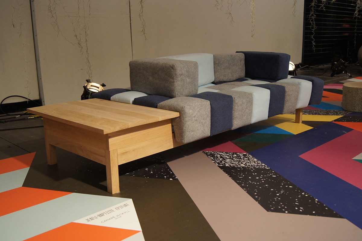 sofa prototype furniture design textile sexy