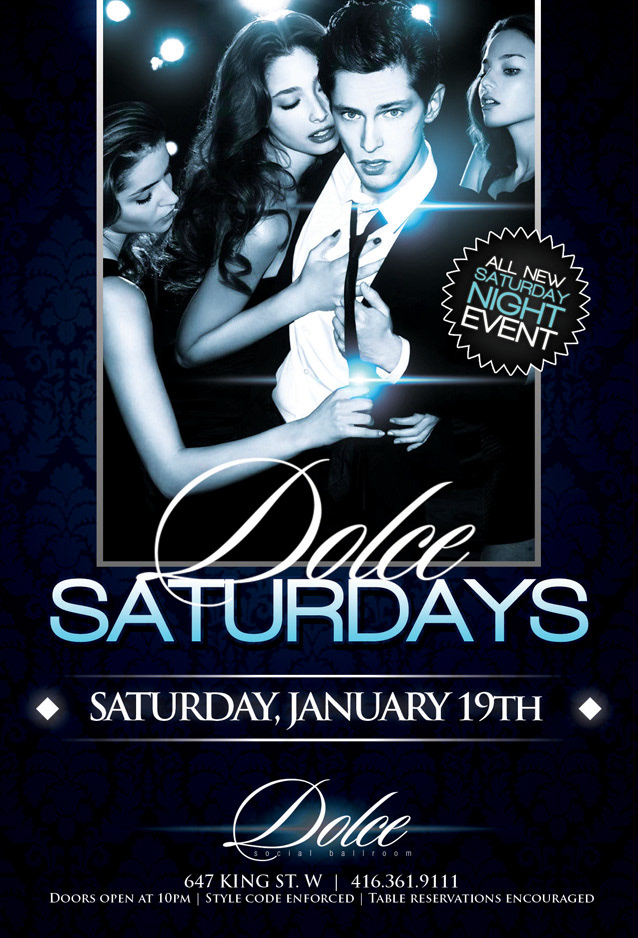graphic design digital art artwork Event party nightclub sexy Fun Saturdays print poster club