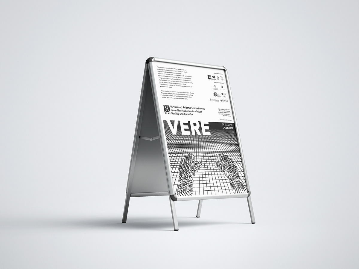 identity branding  science conference robotics VirtualReality print design graphic digital
