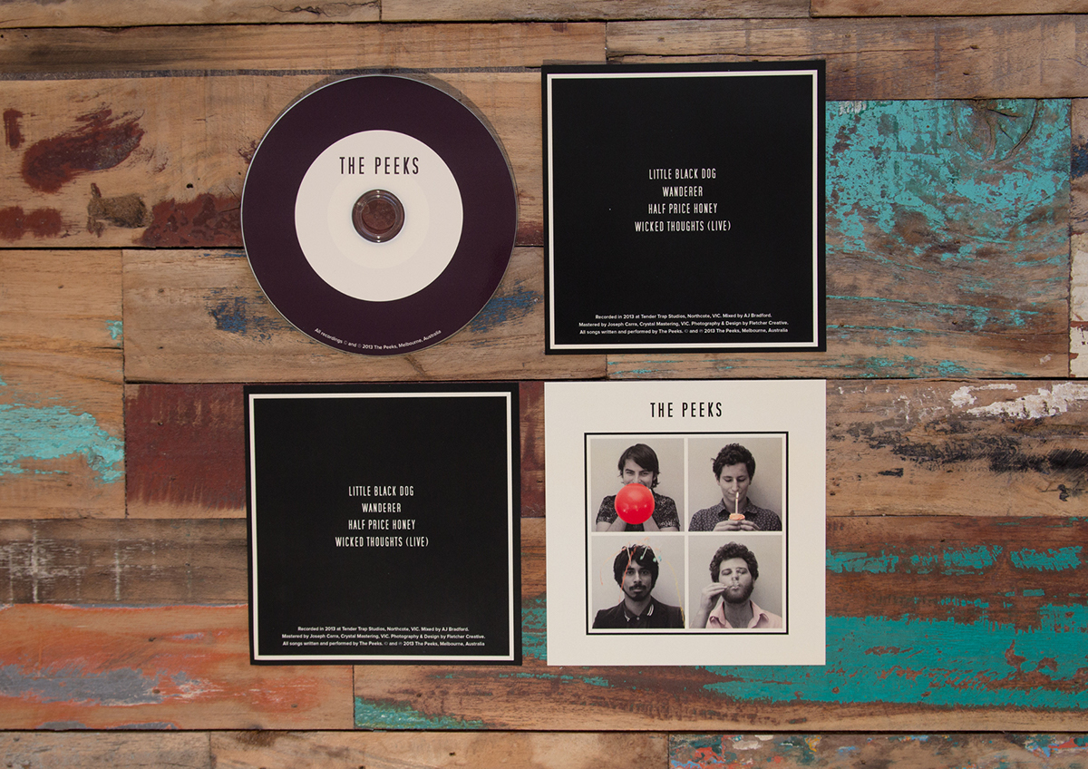 The Peeks band photos creative cds poster brand Album