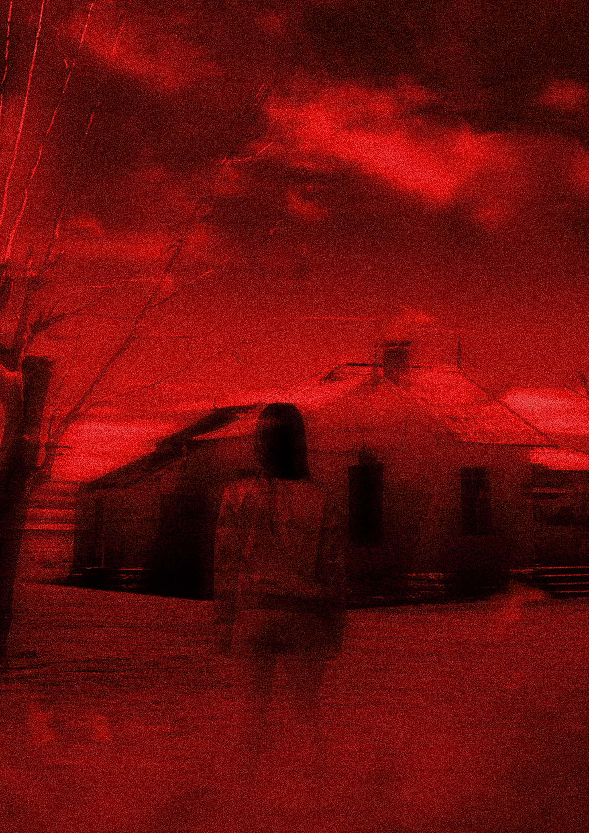 concept art creepy dark dark art Digital Art  horror Horror Art photoshop red Scary