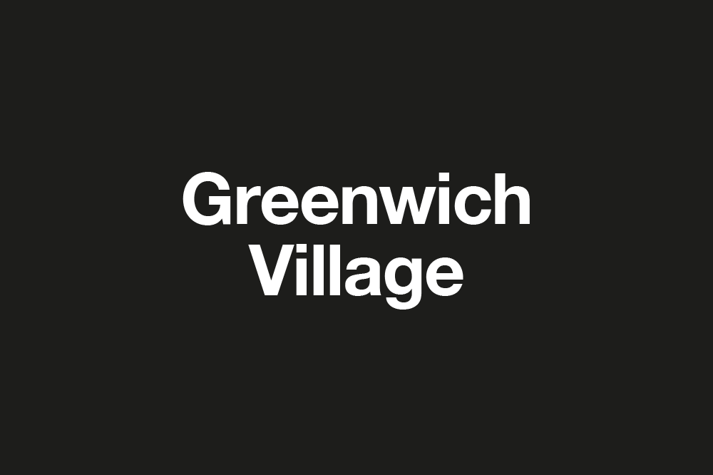 new york city Manhattan green greenwich village houses