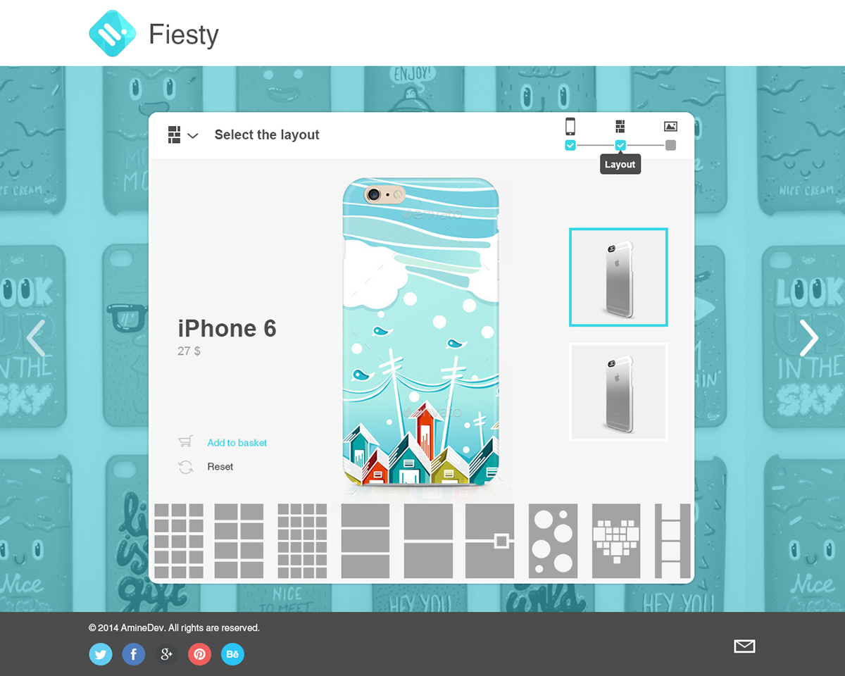 web app Cases phone cover UI/UX Design Webdesign