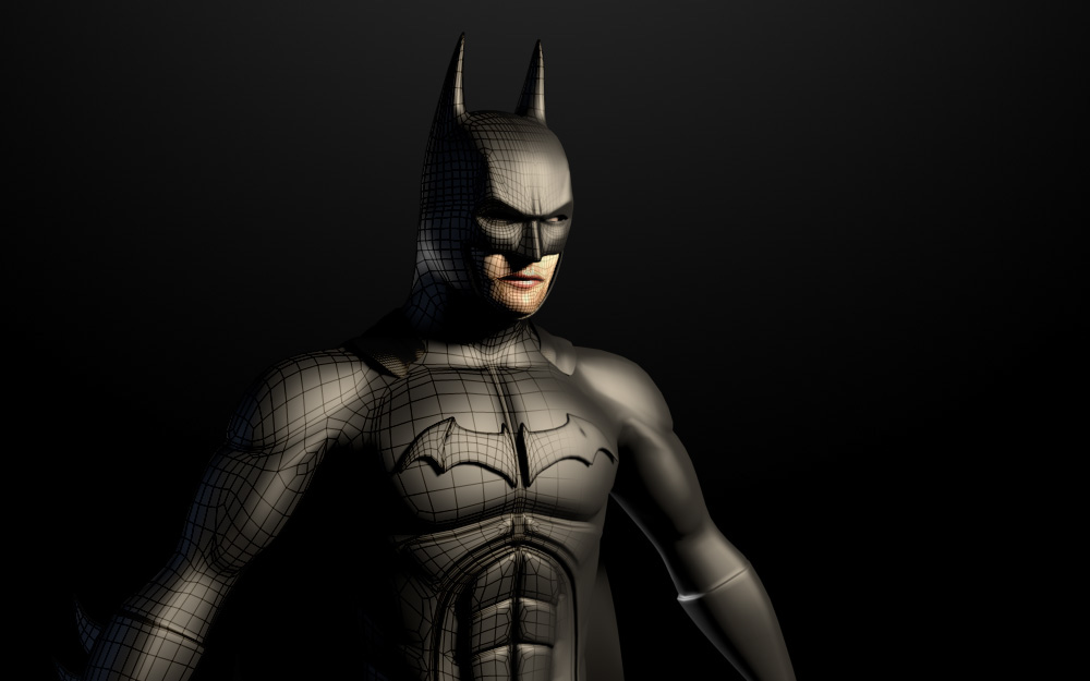 3D  batman modeling cinema 4d  character