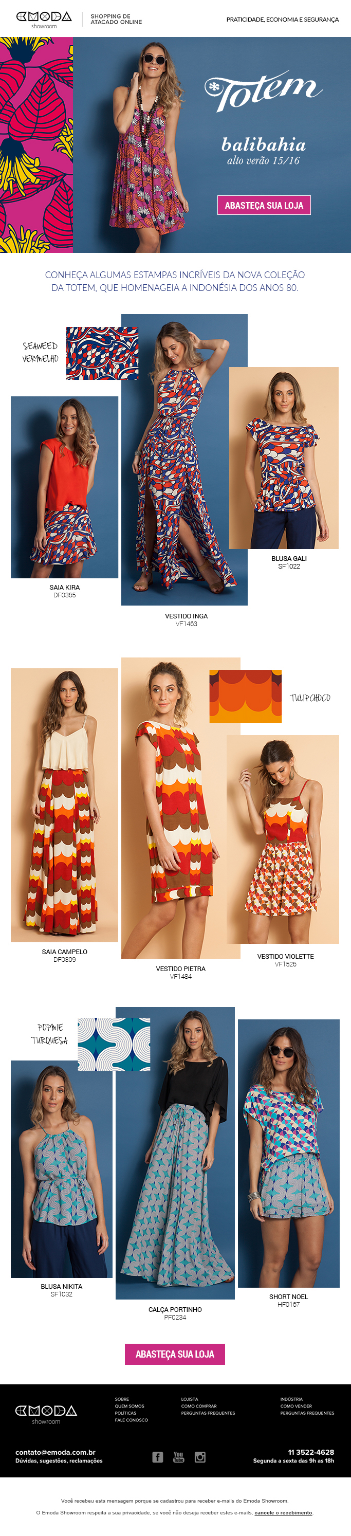 email marketing moda e-commerce clothes wholesale marketing   template e-mail