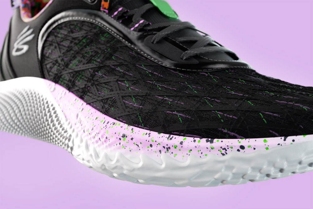 sesame street curry shoes sneakers basketball CGI 3D Render Digital Art  ben fearnley