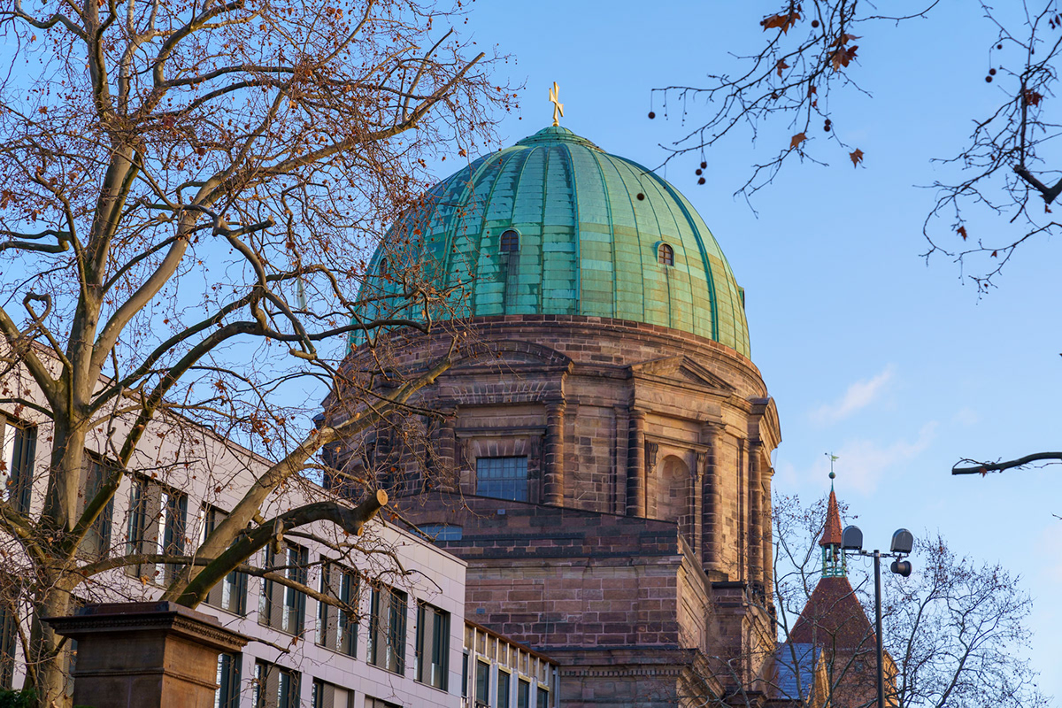 St. Elisabeth Church in Nuremberg: A beacon of faith and architectural splendor, gracing the city.